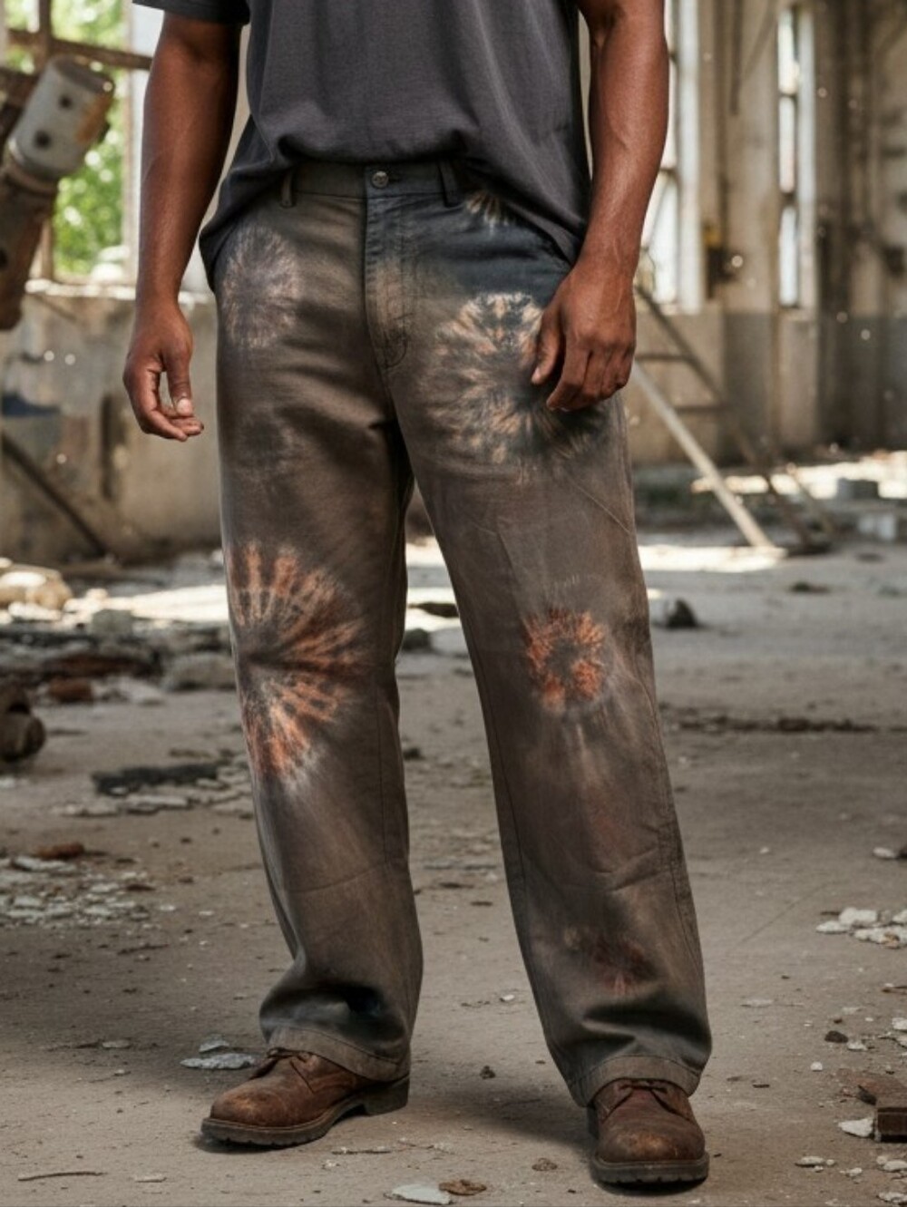 Denver Hayes Khakis Custom Designer Tie-Dye Wash Pants